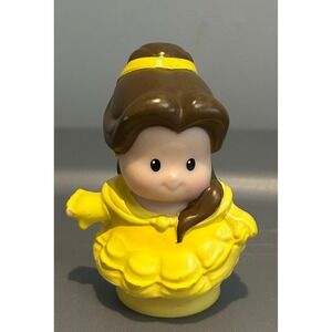 Fisher-Price Little People Disney Princess Belle Figure Yellow Gown 2012 Mattel